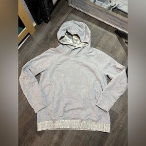 Like New Lululemon Scuba Hoodie Sweatshirt Size 8 Greyish Pale Blue
